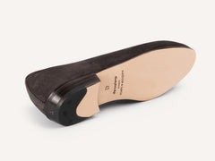 Sagan Classic Tassel Loafers in Bark Grey Asteria Suede