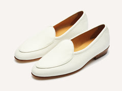 Sagan Classic in Blanc Casse Deerskin - Riviera Edition