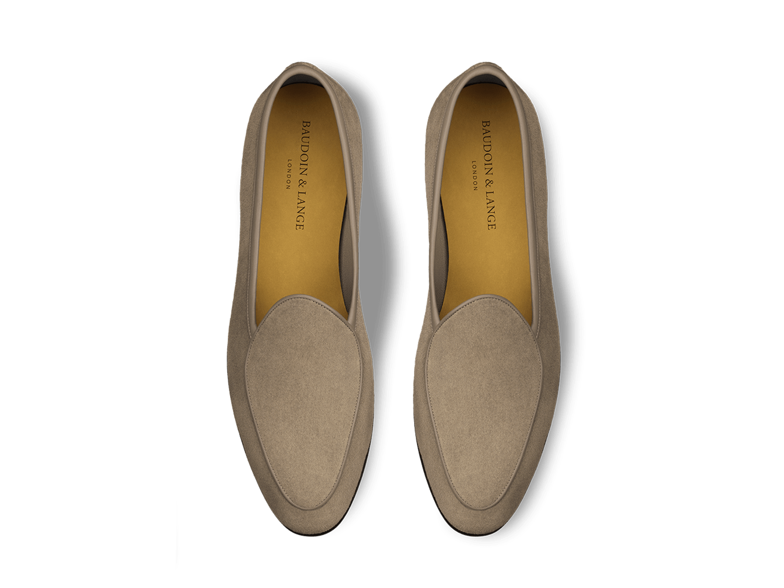 Sagan Classic Loafers in Greige Asteria Suede