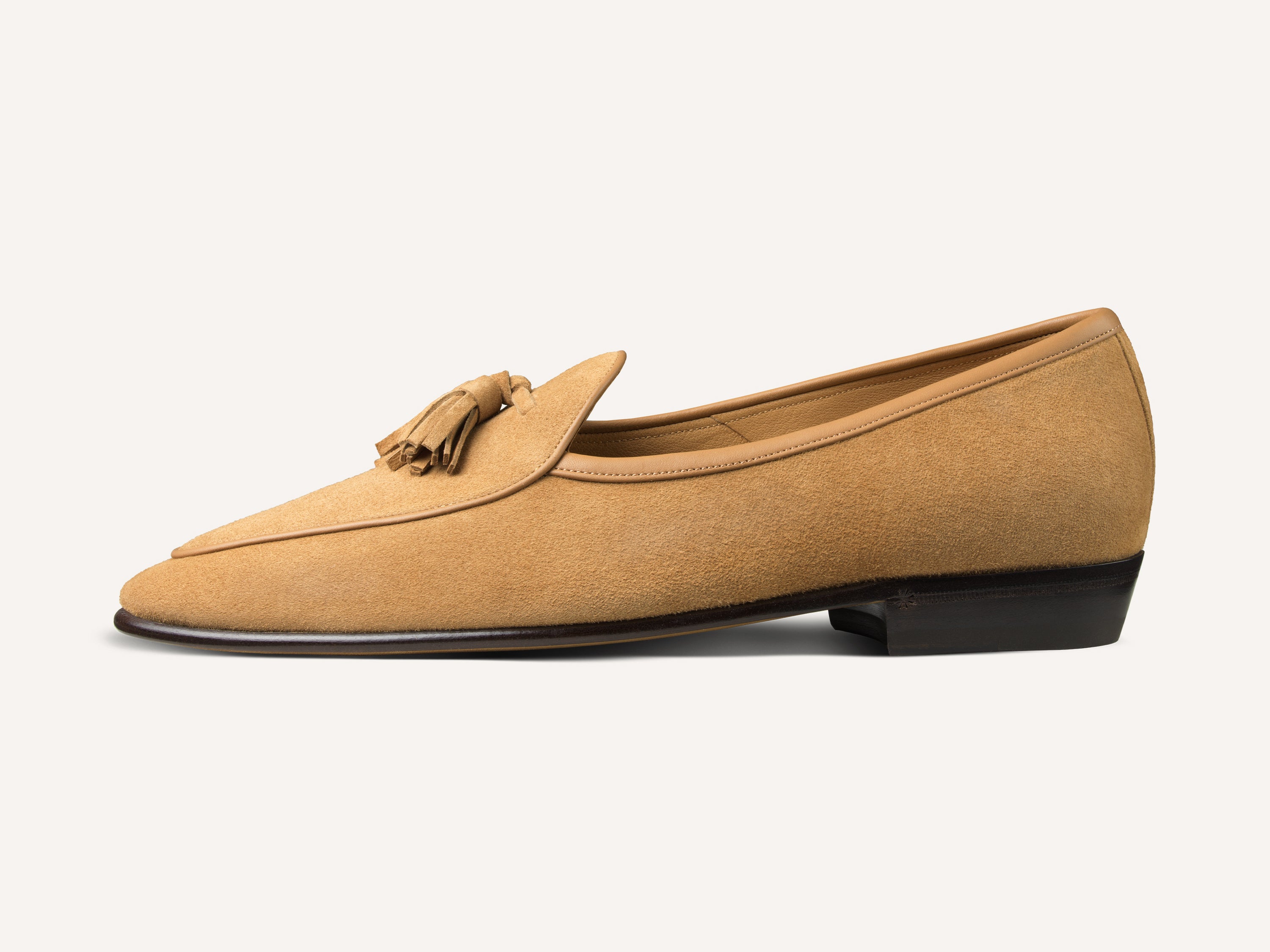 Sagan Classic Tassel Loafers in Sahara Asteria Suede – Baudoin & Lange