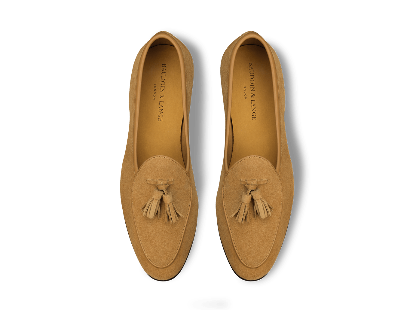 Sagan Classic Tassel Loafers in Sahara Asteria Suede