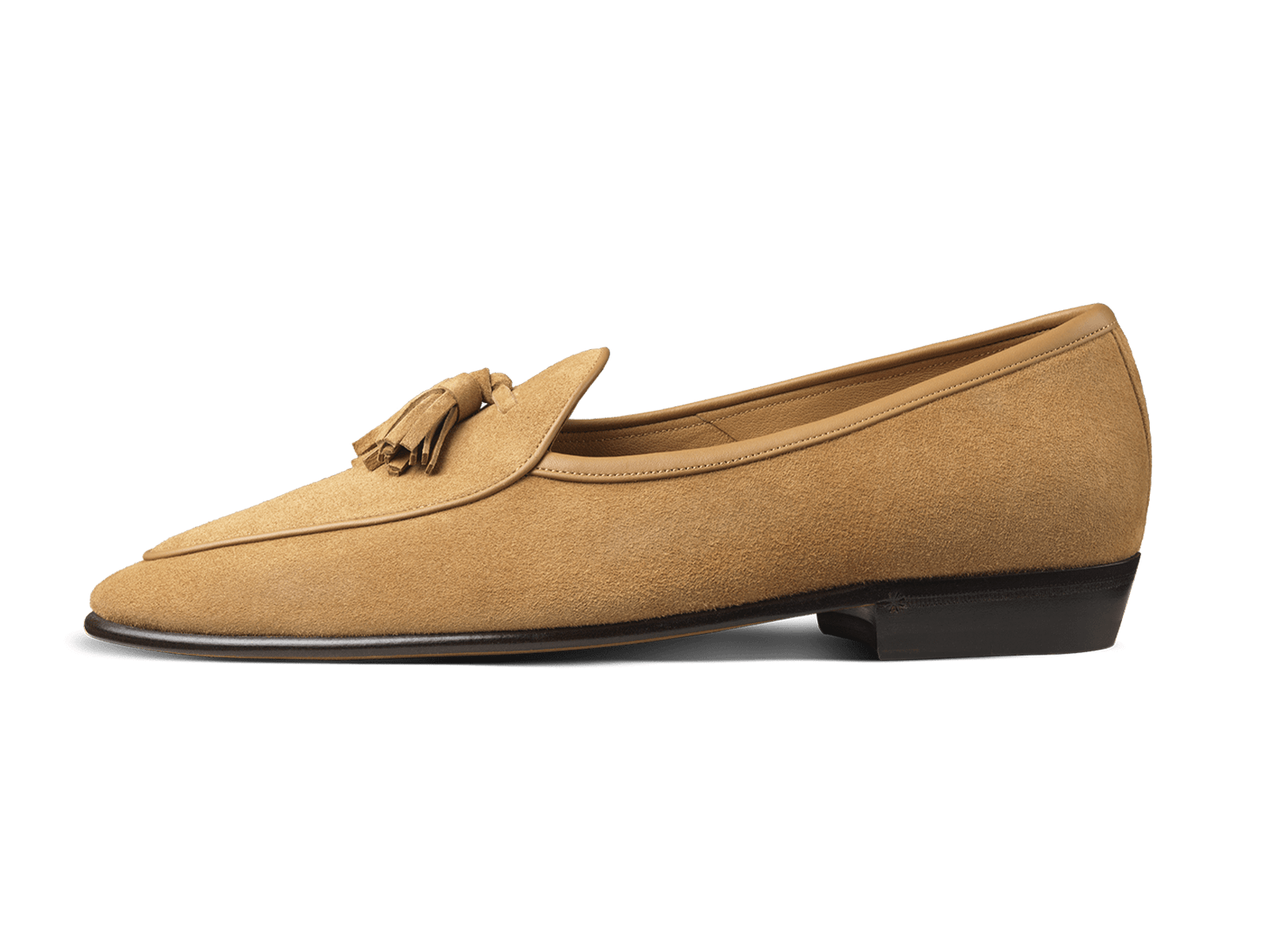 Sagan Classic Tassel Loafers in Sahara Asteria Suede
