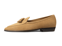 Sagan Classic Tassel Loafers in Sahara Asteria Suede