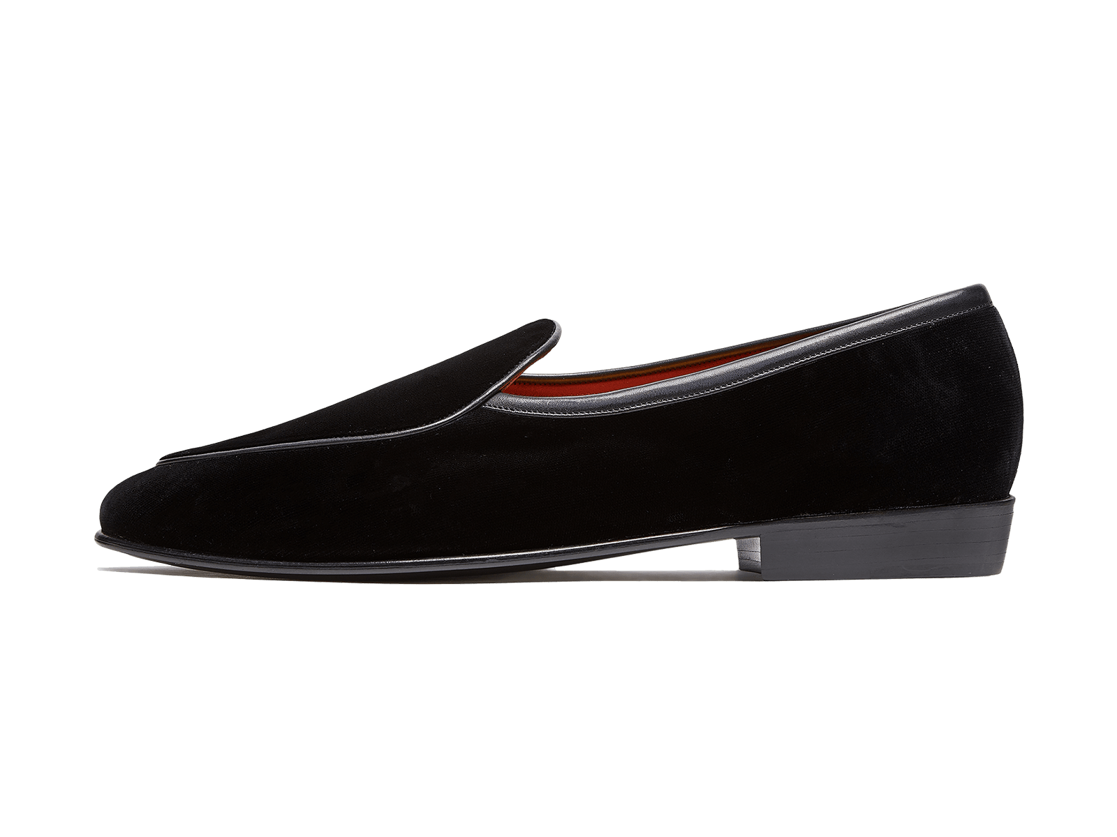 Sagan Loafers in Black Velvet