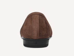 Sagan Rubber Ginkgo Loafers in Deep Taupe Asteria Suede