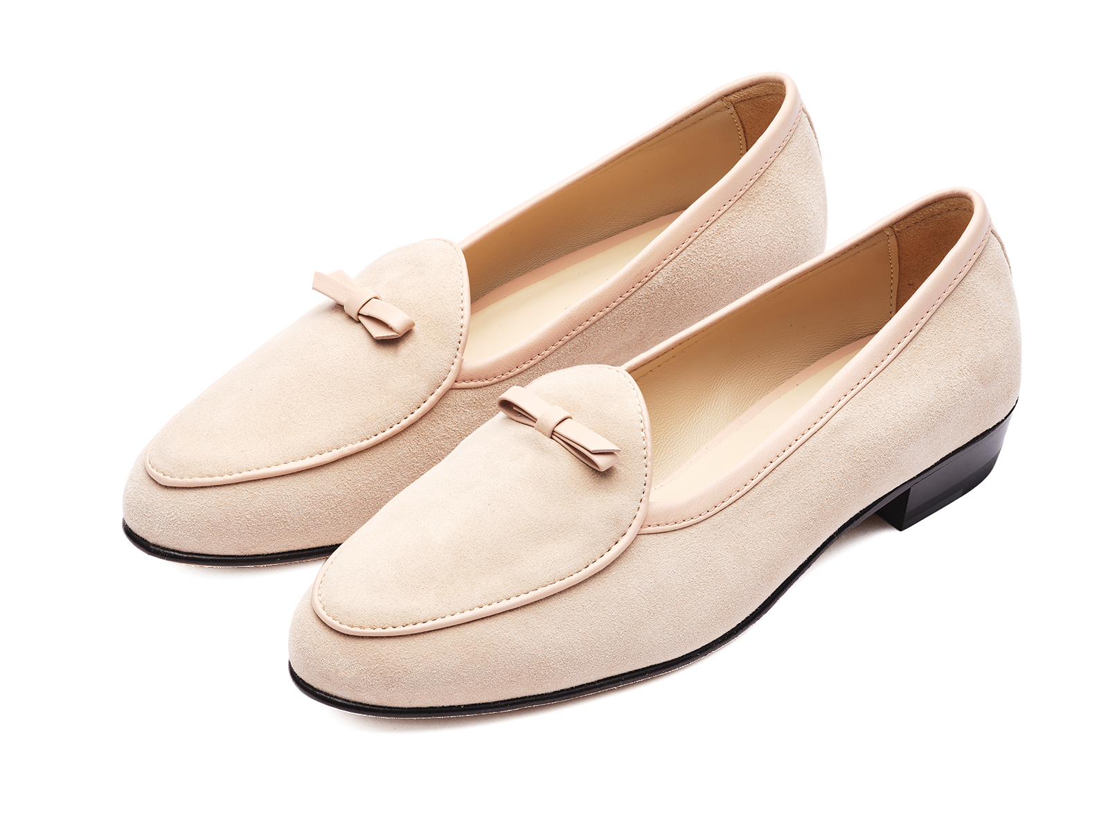 Sagan Bow in Albâtre Asteria Suede