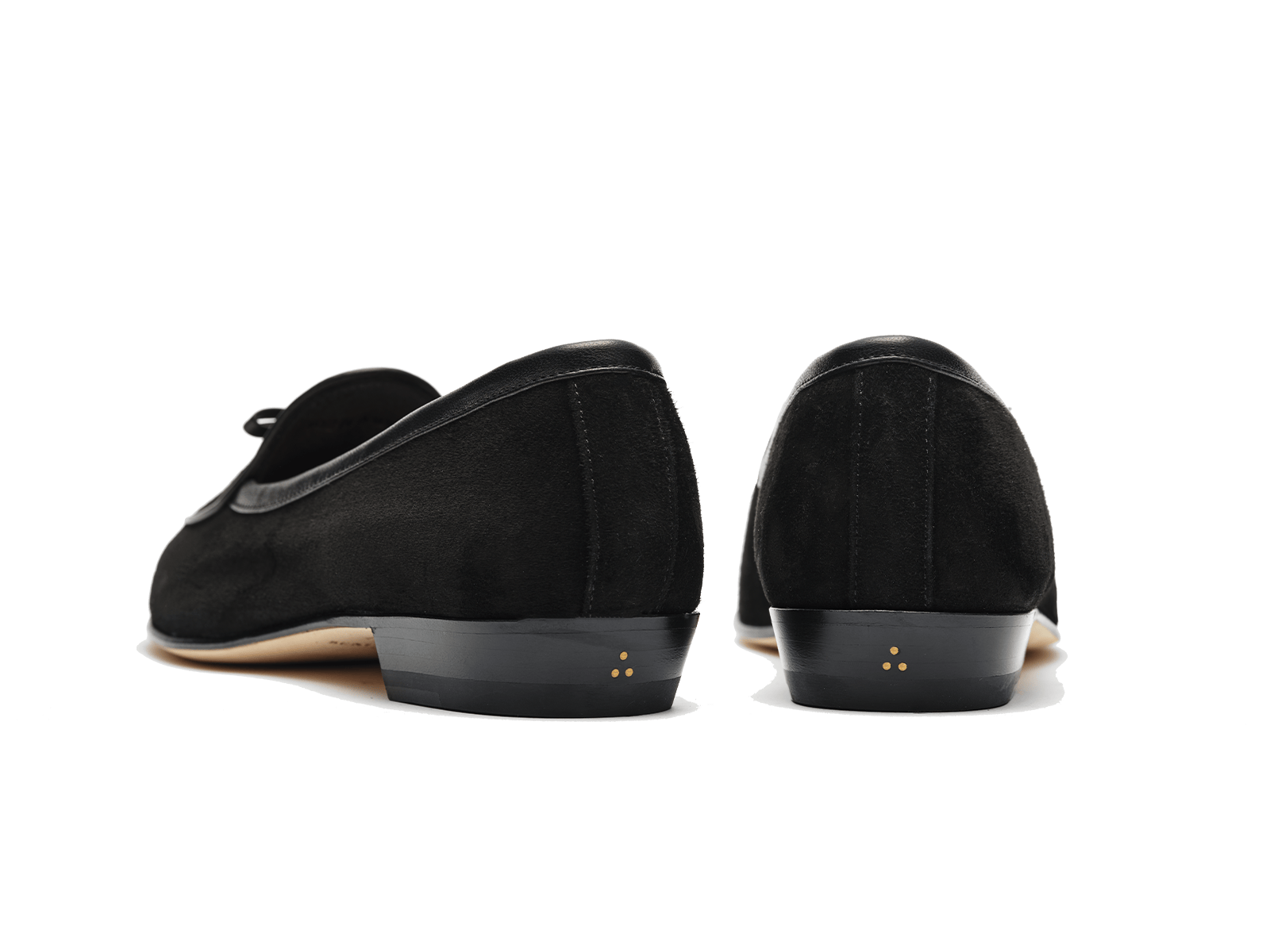 Sagan Bow in Black Asteria Suede