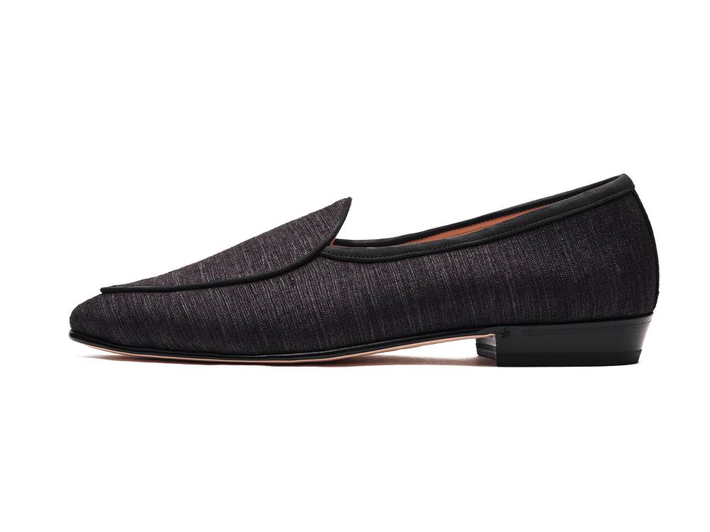 Sagan Classic in Black Madras Silk - Riviera Edition