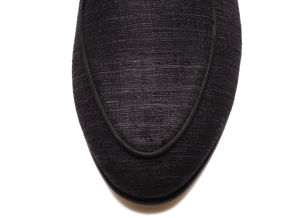 Sagan Classic in Black Madras Silk - Riviera Edition
