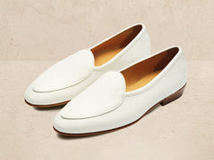 Sagan Classic in Blanc Casse Deerskin - Riviera Edition