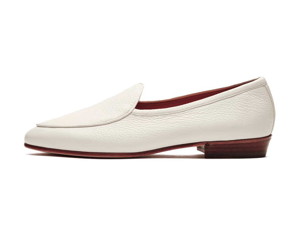 Sagan Classic in Blanc Casse Deerskin - Riviera Edition