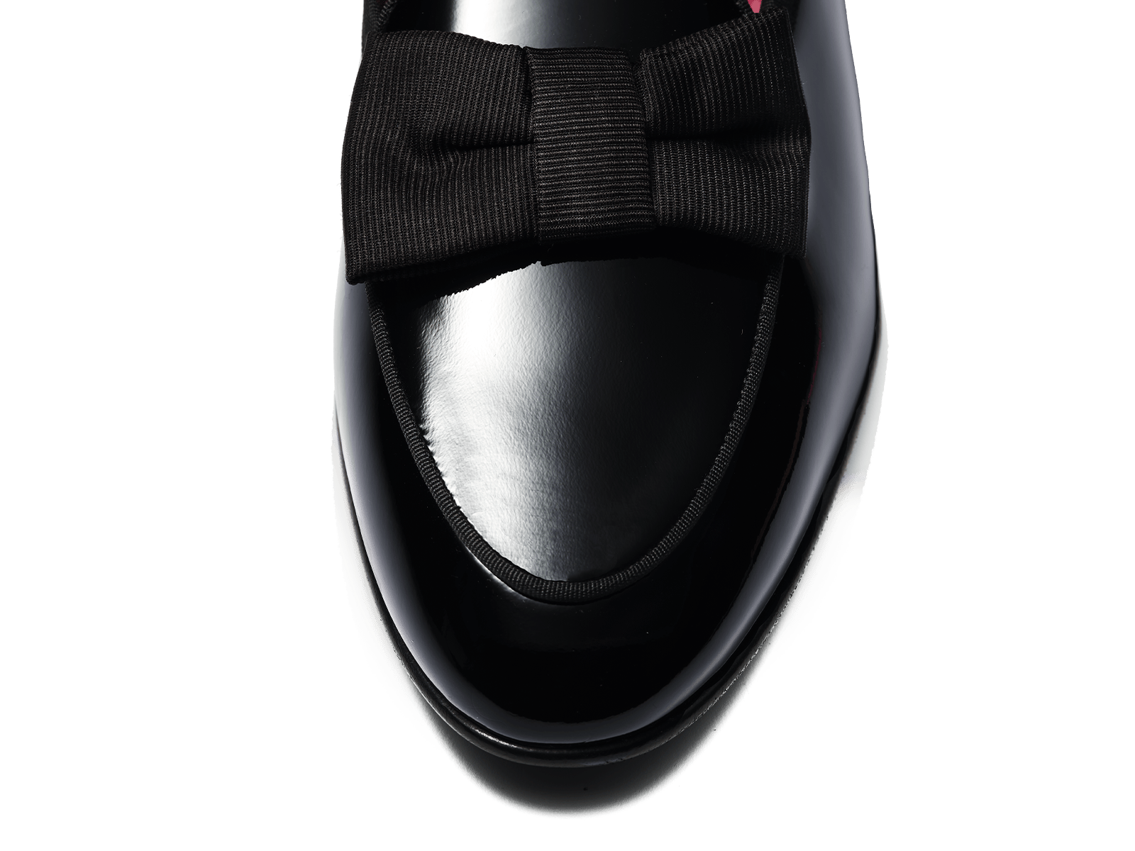 Sagan Opera Bow in Black Patent and Gros Grain