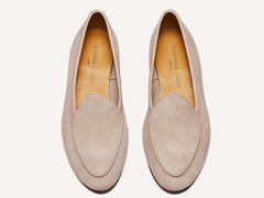 Sagan Classic Loafers in Albâtre Asteria Suede