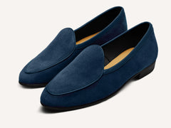 Sagan Classic Loafers in Lazuli Navy Asteria Suede