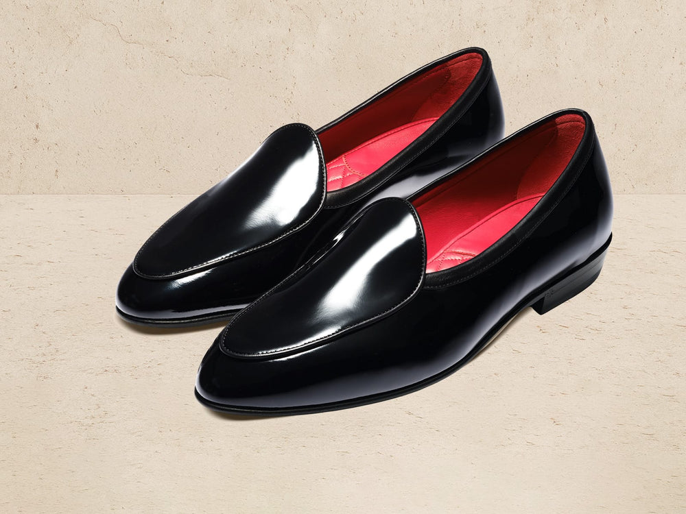Sagan Red Carpet in Black Soft Patent