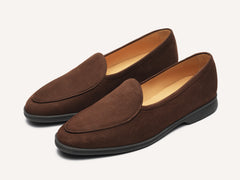 Stride Loafers in Ebony Brown Shield Nubuck