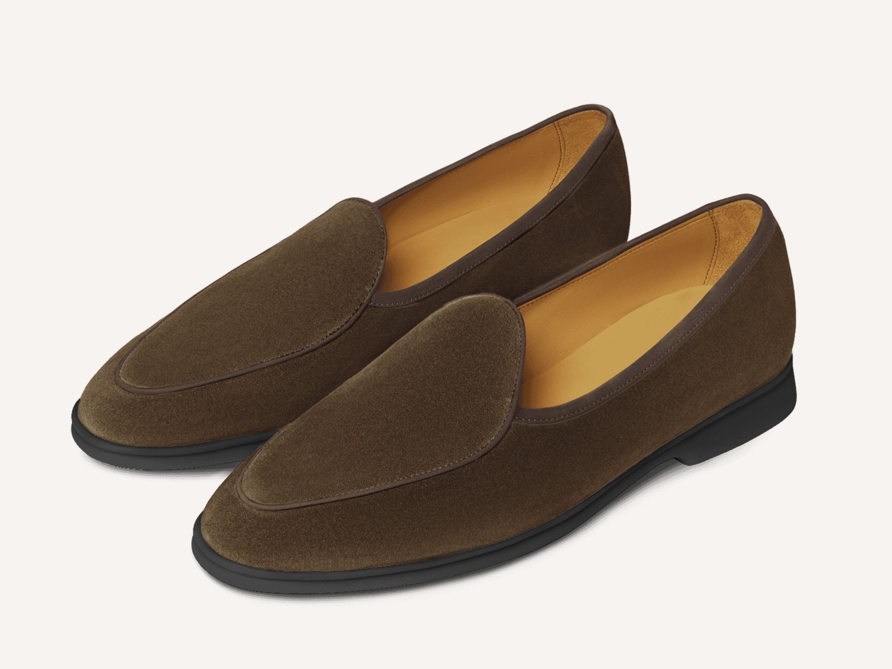 Stride Loafers in Northern Green Glove Suede Dark Sole – Baudoin