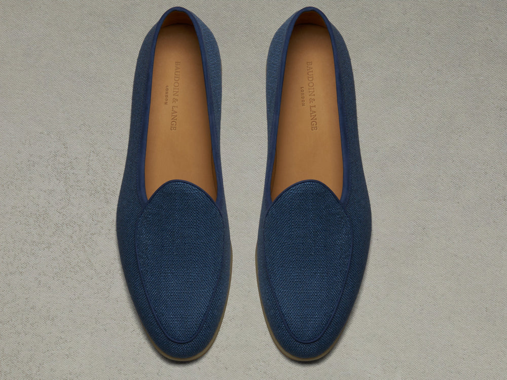 Stride Loafers in Bleu Celadon Merlinen