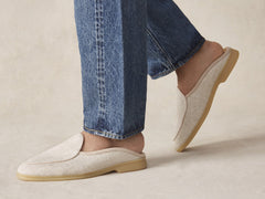 Stride Mule Loafers in Linen Merlinen