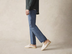 Stride Mule Loafers in Linen Merlinen