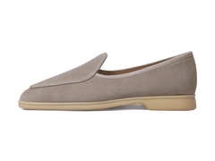 Stride Loafers in Sandy Grey Glove Suede Natural Sole