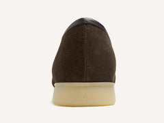 Stride Loafers in Dark Brown Glove Suede Natural Sole