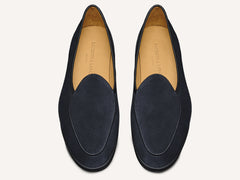 Stride Loafers in Midnight Navy Glove Suede Dark Sole