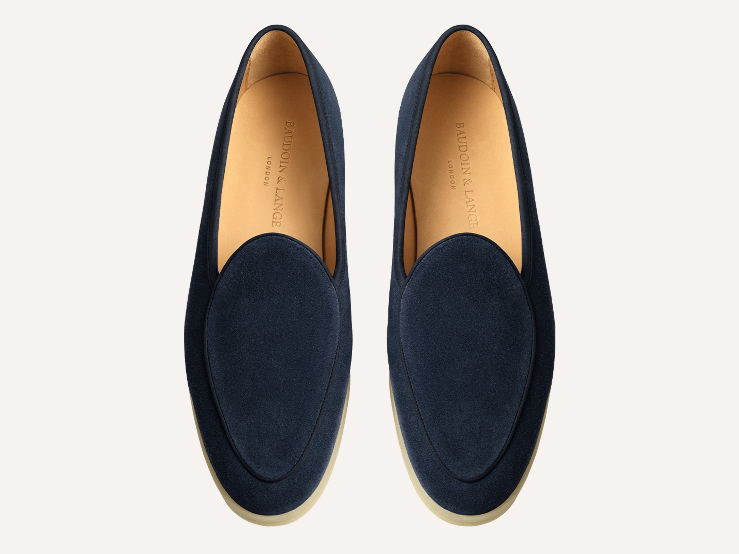 Men's Sagan Stride Loafer | Midnight Navy Suede Natural Sole