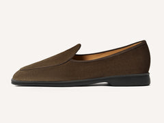 Stride Loafers in Northern Green Glove Suede Dark Sole