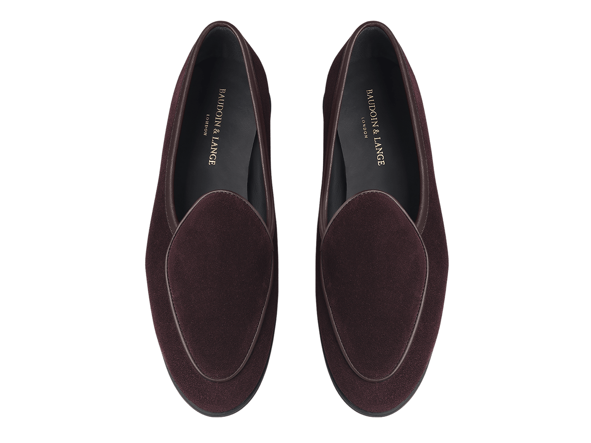 Stride Loafers in Sultan Suede Dark Sole