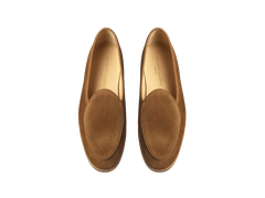 Stride Loafers in Earth Suede Caramel Sole
