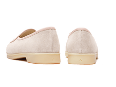 Stride Loafers in Argile Nude Suede Natural Sole