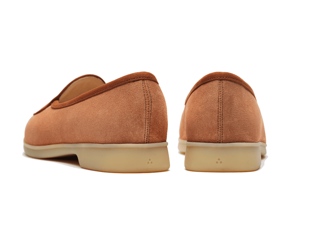 Stride Loafers in Casaque Glove Suede Natural Sole