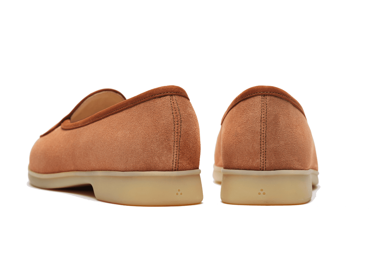 Stride Loafers in Casaque Glove Suede Natural Sole
