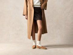 Stride Loafers in Casaque Glove Suede Natural Sole