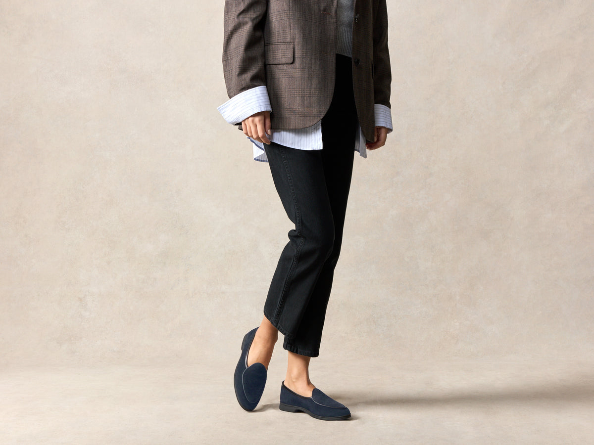 Stride Loafers in Orage Glove Suede Dark Sole