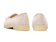 Stride String Loafers in Argile Nude Suede Natural Sole