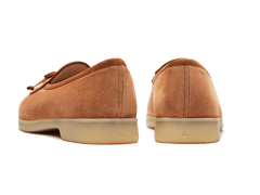 Stride String Loafers in Casaque Suede Natural Sole