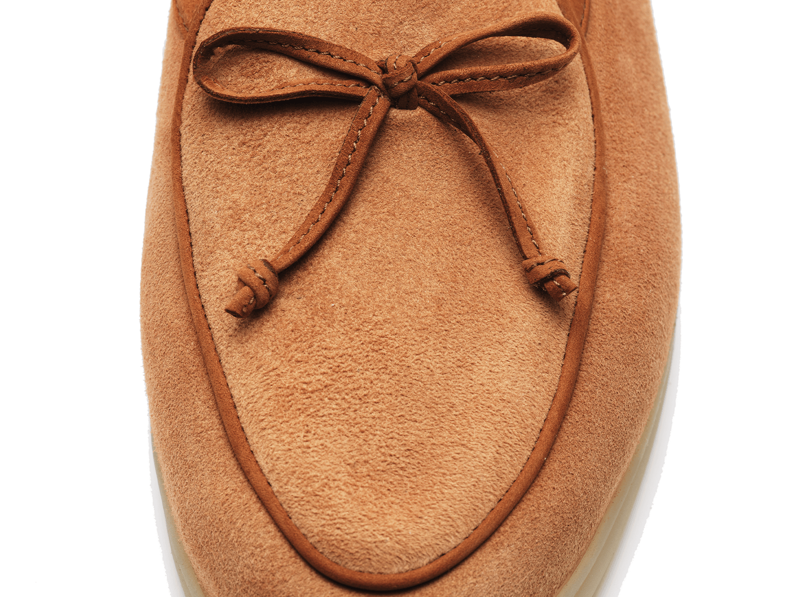 Stride String Loafers in Casaque Suede Natural Sole