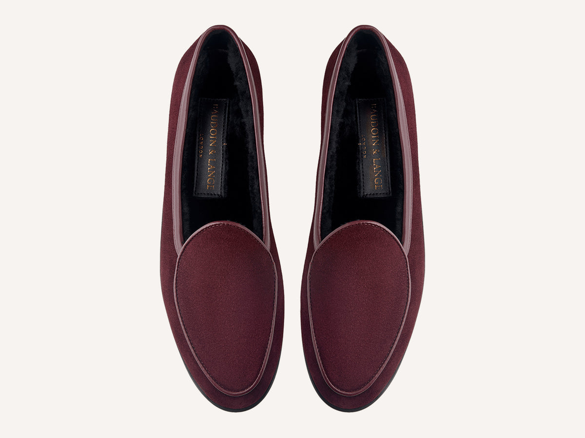 Stride Loafers in Sultan Suede with Shearling Lining