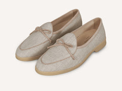 Stride String Loafers in Linen Merlinen