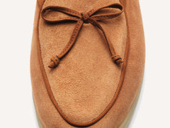 Stride String Loafers in Casaque Suede Natural Sole