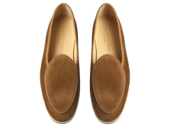 Stride Loafers in Earth Glove Suede Natural Sole