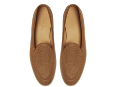 Stride Loafers in Honey Raffia with Natural Sole