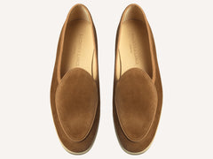 Stride Loafers in Earth Glove Suede Natural Sole