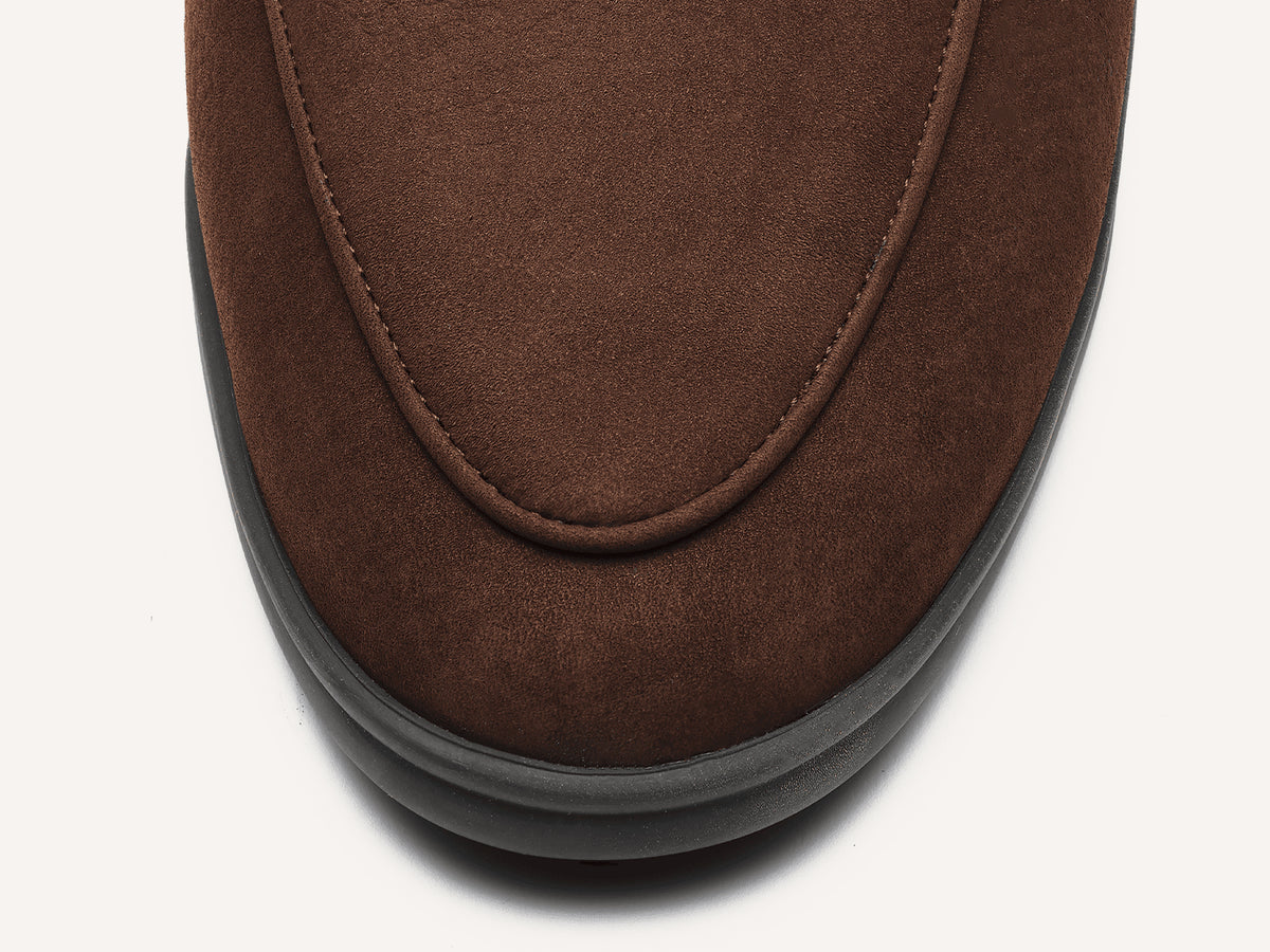 Stride Loafers in Ebony Brown Shield Nubuck