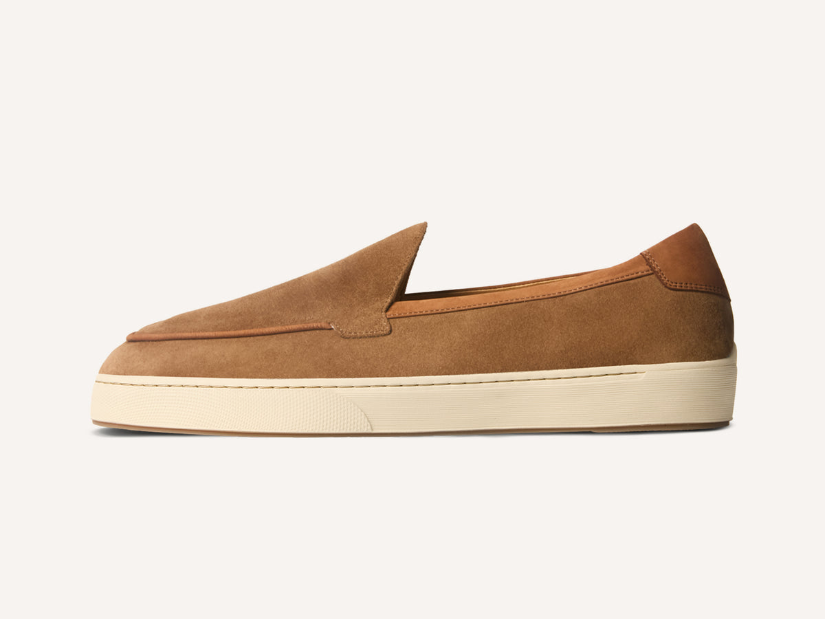 Pace Trainers in Earth Suede