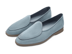 Stride Loafers in Thunder Blue Suede