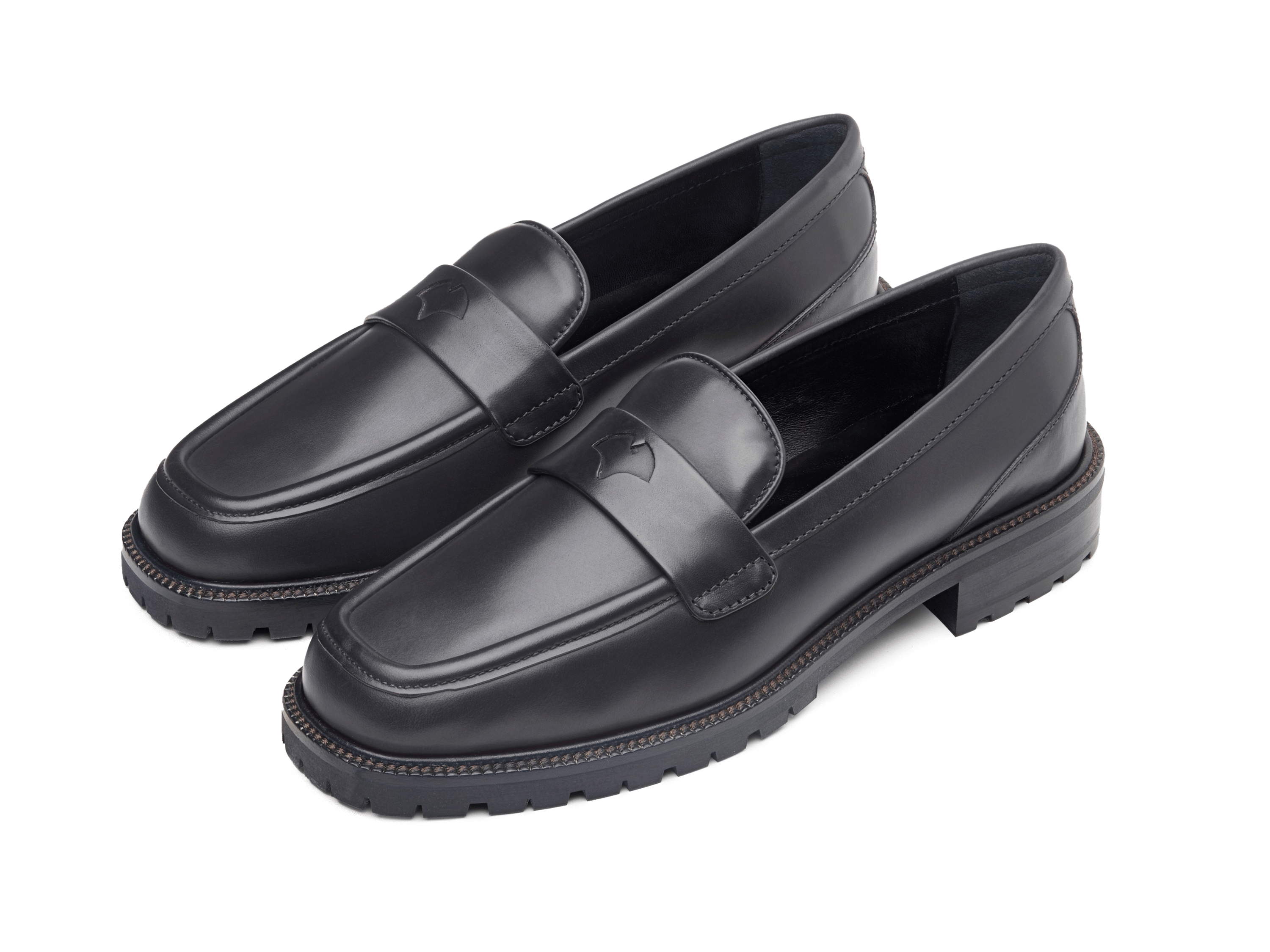 Women Rubber Soled Loafers Baudoin Lange