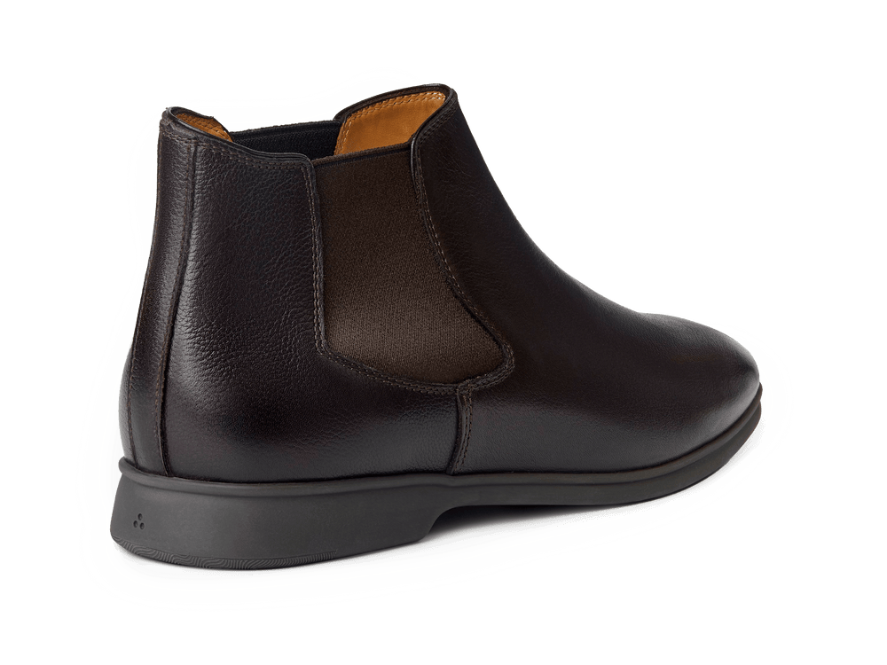 Rover Boots in Dark Brown Grain Calf